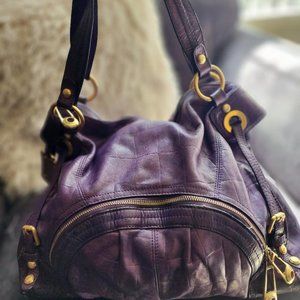 Genuine Leather (Purple) Cynthia Rowley Satchel